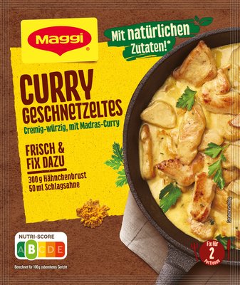 Bild von MAGGI Fix Curry Geschnetzeltes