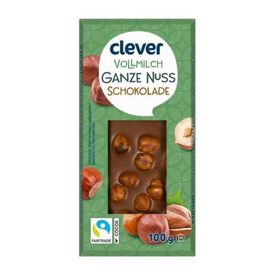 Bild von Clever Ganze Nuss Schokolade
