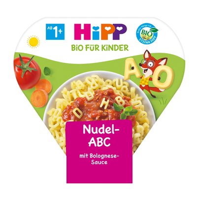 Bild von Hipp Nudel-ABC mit Bolognese-Sauce