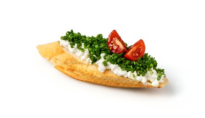 Bild von Baguette Brötchen Schnittlauch