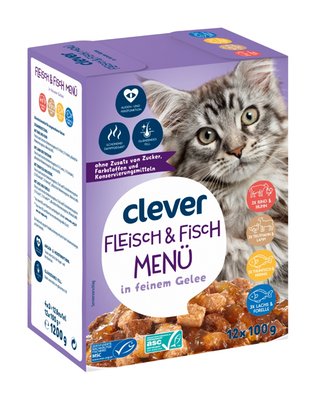 Bild von Clever Fleisch & Fisch Menü in feinem Gelee