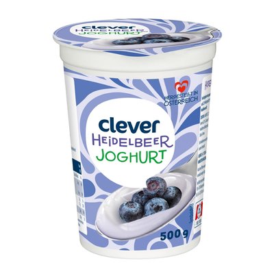 Bild von Clever Fruchtjoghurt Heidelbeer