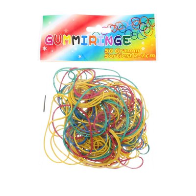 Bild von Gummiringe sortiert