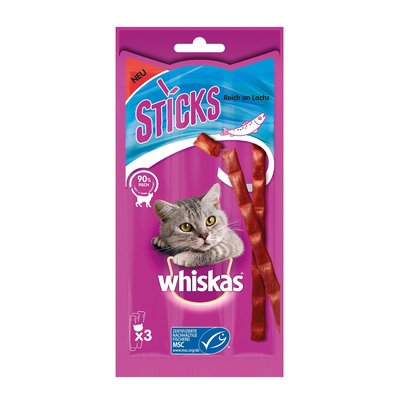 Bild von Whiskas Sticks Reich an Lachs