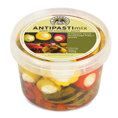 Bild von Antipastimix gefüllt mit Frischkäse - Die Käsemacher