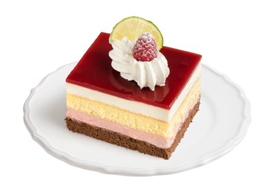 Bild von Himbeer Limettenschnitte