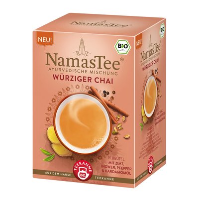 Bild von Teekanne Namastee würziger Chai