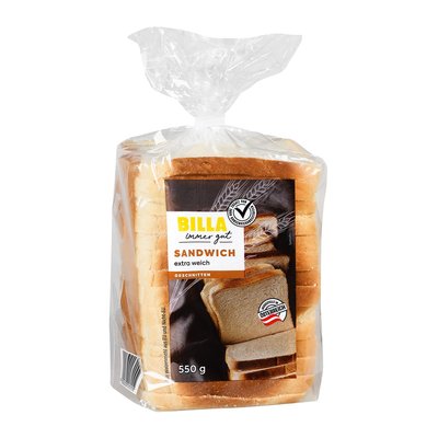 Bild von BILLA Sandwich Extra Weich