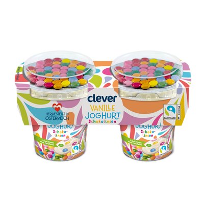 Bild von Clever Vanillejoghurt mit Schokolinsen