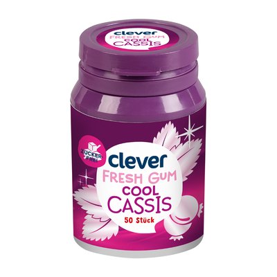 Bild von Clever Kaugummi Cool Cassis Dose