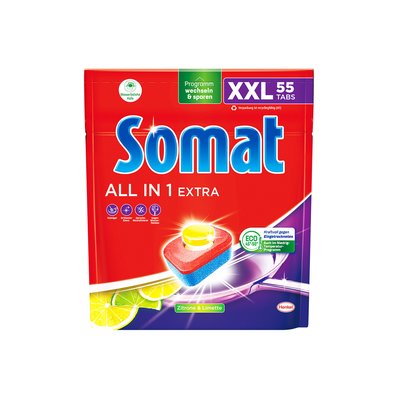 Bild von Somat Tabs XXL All In 1 Zitrone und Limette
