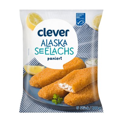 Bild von Clever Alaska Seelachs paniert
