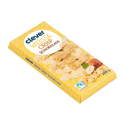 Bild von Clever Schokoladentafel Weisse Crisp