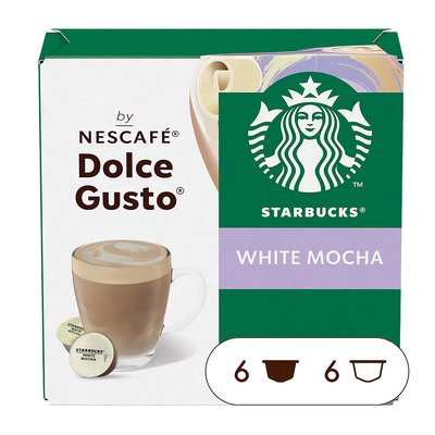 Bild von Starbucks White Mocha Kaffee für Nescafé Dolce Gusto