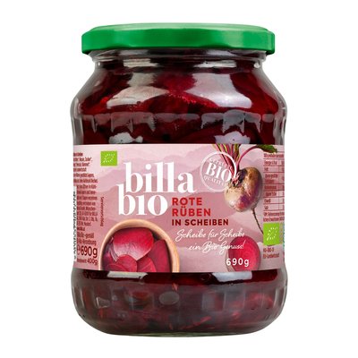 Bild von BILLA Bio Rote Rüben in Scheiben