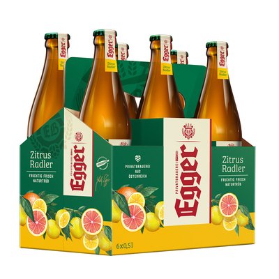 Bild von Egger Zitrus Radler 6x0,5l