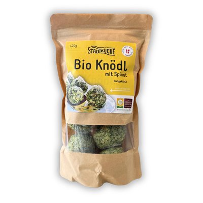 Bild von Stadtküche Spinat Knödl