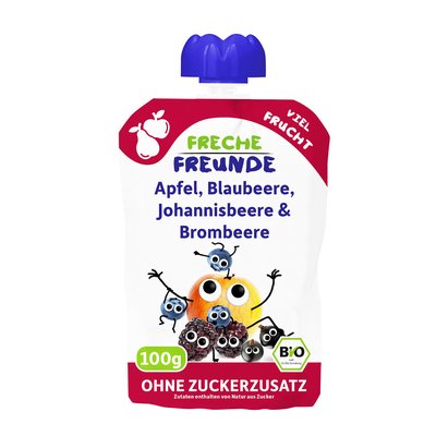 Bild von Freche Freunde Quetschie Blaue Beeren