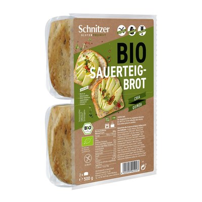 Bild von Schnitzer Sauerteigbrot Chia & Quinoa Glutenfrei
