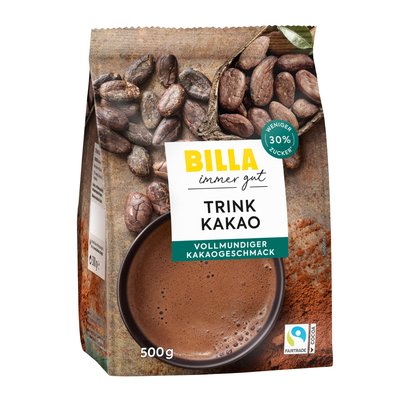 Bild von BILLA Trinkkakao zuckerreduziert