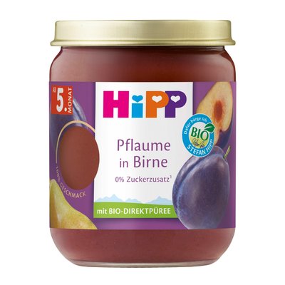 Bild von Hipp Pflaume in Birne