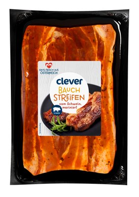 Bild von Clever Schweinebauchstreifen mariniert