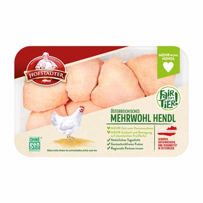 Bild von Hofstädter Fair zum Tier Hendloberkeulenfilet ohne Knochen mit Haut