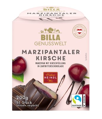 Bild von BILLA Genusswelt Marzipantaler Kirsche 
