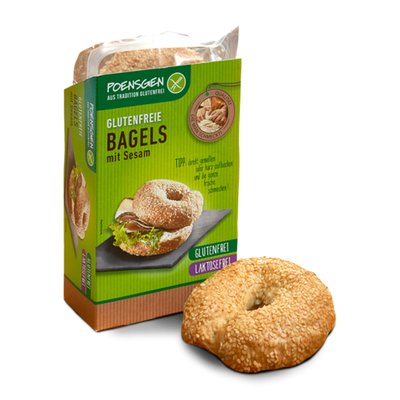 Bild von Poensgen Brot Bagles Sesam Glutenfrei