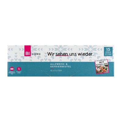 Bild von BI HOME Allzweck- Und Gefrierbeutel 3L