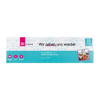 Bild von BI HOME Allzweck- Und Gefrierbeutel 1L