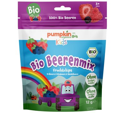 Bild von Pumpkin Organics Bio Beerenmix Fruchtchips