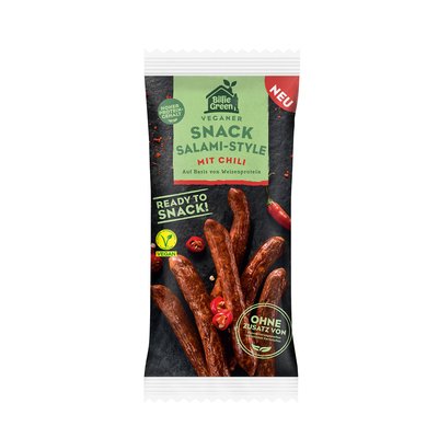 Bild von Billie Green Veganer Salami Snack Chili