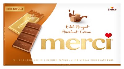 Bild von merci edel Nougat Tafel