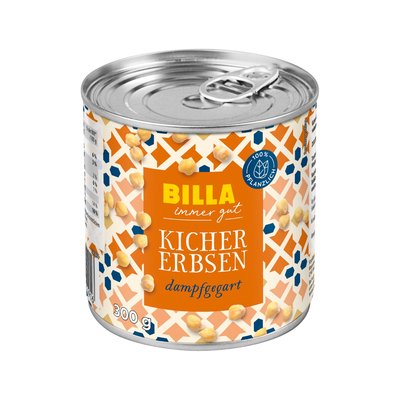 Bild von BILLA Dampfgegarte Kichererbsen