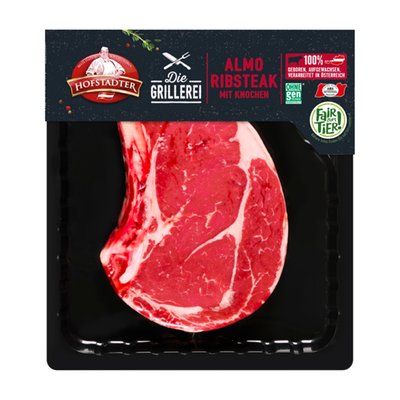 Bild von Hofstädter Die Grillerei Rib Steak mit Knochen Fair zum Tier