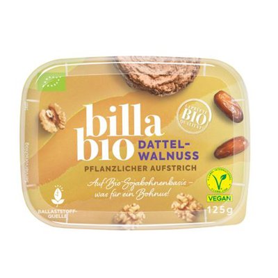 Bild von BILLA Bio Aufstrich Dattel - Walnuss