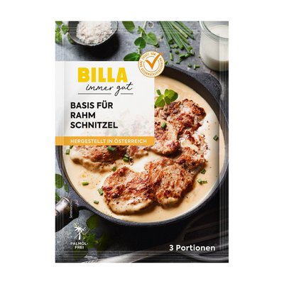 Bild von BILLA Basis für Rahmschnitzel