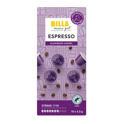 Bild von BILLA Espresso Kapseln