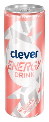 Bild von Clever Energy Drink Weißer Pfirsich