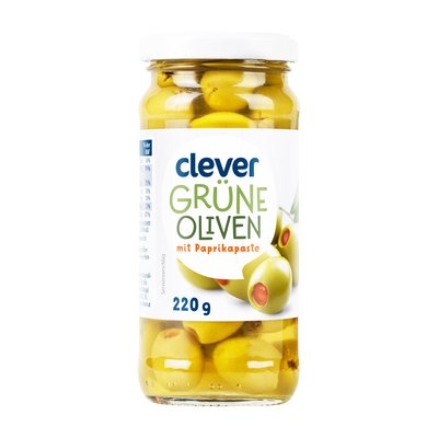 Bild von Clever Grüne Oliven mit Paprikapaste