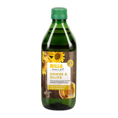 Bild von BILLA Sonnenblumenöl mit Olivenöl