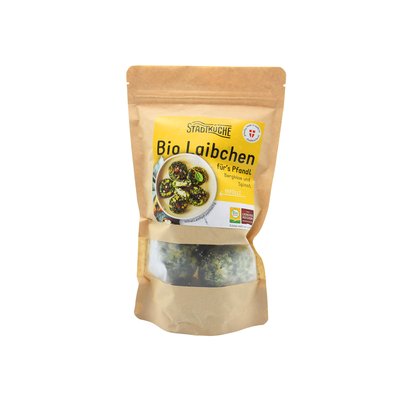 Bild von Stadtküche Bio Laibchen Spinat & Käse
