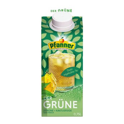 Bild von Pfanner Eistee Der Grüne Zitrone-Kaktusfeige