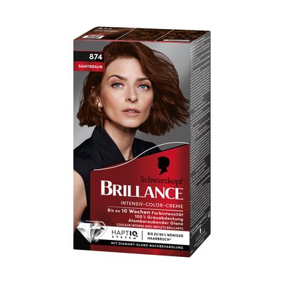Bild von Schwarzkopf Brillance 874 Samtbraun
