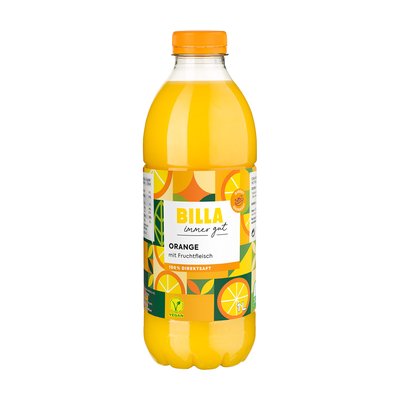 Bild von BILLA Direktsaft Orange mit Fruchtfleisch