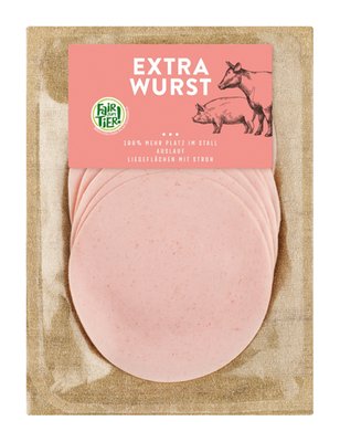 Bild von Fair zum Tier Extrawurst geschnitten