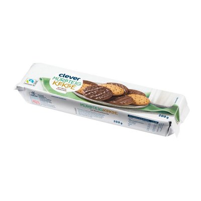 Bild von Clever Mürbteigkekse mit Milchschokolade