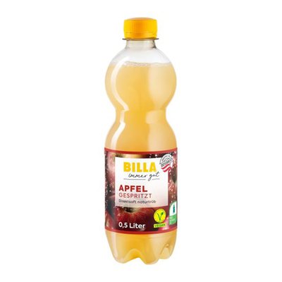 Bild von BILLA Apfelsaft naturtrüb gespritzt