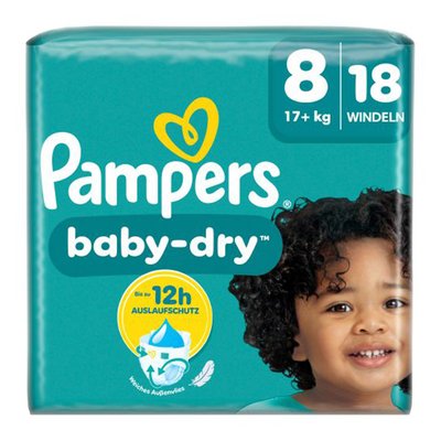 Bild von Pampers Windeln Baby Dry Gr.8 XL